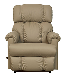 כסא משרדי אורטופדי LAZBOY PINNACLE כורסת טלוויזיה  מתנדנדת פינקל עור בז' 714838