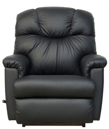 כסא משרדי אורטופדי LAZBOY LANCER  כורסת טלוויזיה  לייזיבוי לנסר מתנדנדת עור שחור 714850