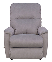 כסא משרדי אורטופדי LAZBOY DREW כורסת טלוויזיה לייזיבוי דרו מנגנון נדנוד בד אפור   553151 10T455