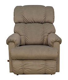 כסא משרדי אורטופדי Lazboy Pinnacle כורסת טלוויזיה אורתופדית מתנדנדת בד אפור 10t512 B553151
