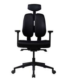כסא משרדי אורטופדי D2 VETAGEL כיסא מנהלים ארגונומי עם מושב ג'ל חדשני  שחור