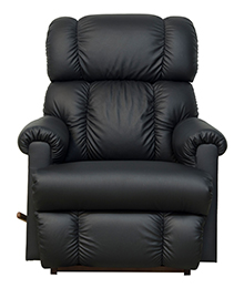 כסא משרדי אורטופדי LAZYBOY PINNACLE  כורסת טלוויזיה לייזיבוי פינקל מתנדנדת עור יוקרתי שחור 714850