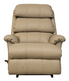 כסא משרדי אורטופדי LAZBOY GRAND CANYON  כורסת טלוויזיה גרנד קניון בריפוד עור יוקרתי בז' 714838