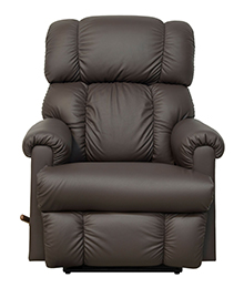 כסא משרדי אורטופדי LAZBOY PINNACLE כורסת טלוויזיה פינקל מתנדנדת עור חום 714877