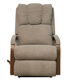 כסא משרדי אורטופדי LAZBOY HARBOR TOWN  כורסת טלוויזיה הרבור טאון מנגנון קבוע בד אפור בהיר  156453 ICLEAN