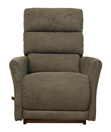 כסא משרדי אורטופדי LAZBOY EMPIRE  כורסת טלוויזיה לייזיבוי אמפייר מתנדנדת בד אפור