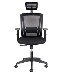 כסא משרדי אורטופדי RERESH כיסא ארגונומי ואורטופדי כולל מנגנון תמיכה בגב התחתון שחור